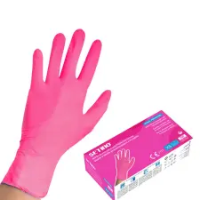 Shijiazhuang Hongray Group Co., Ltd. SETINO Nitril gumikesztyű - 3.5g XS 100pcs Pink védőkesztyű