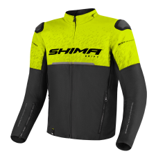 Shima Drift kabát fekete-fluo sárga motoros kabát