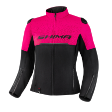 Shima Női Shima Drift motoros kabát fekete-rózsaszín motoros kabát