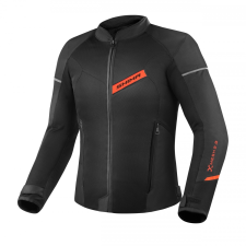 Shima X-MESH 2.0 motoros dzseki fekete-piros motoros kabát