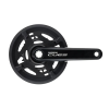 Shimano Cues FC-U4010-2 Linkglide  integrált tengelyes hajtómű, 30-46T, 2x9s, 2x10s, 175 mm, LV, fekete