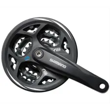 Shimano hajtómű altus 175mm-48x38x28f négyszögtengelyes fekete 7/8-as lv kerékpáros kerékpár és kerékpáros felszerelés