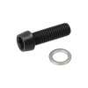 Shimano integrált hajtókar felfogató csavar, M6x19, acél, fekete, 1 db