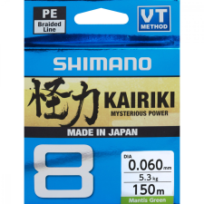  Shimano Kairiki Pe Sx8 Braid Line 150M 0,06Mm 5,3Kg - Mantis Green (59Wpla58R00) Original Japan Products horgászzsinór