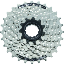 Shimano kazettás fogaskoszorú 7-es 11-28f cshg417 ezüst kerékpáros kerékpár és kerékpáros felszerelés