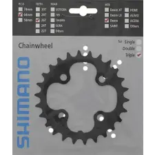 Shimano lánckerék 26f fcm590 26f fekete kerékpáros kerékpár és kerékpáros felszerelés