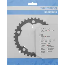 Shimano lánckerék 34f fc3550 fekete kerékpáros kerékpár és kerékpáros felszerelés