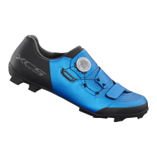 Shimano SH-XC502 MTB SPD kerékpáros cipő, kék, 44-es, szélesített kivitel kerékpáros cipő