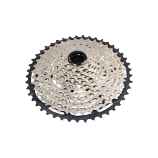 Shimano SLX CS-M7100 10-45-ös lánckeréksor, Micro Spline, 12s, ezüst kerékpár hajtómű