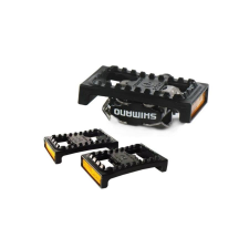 Shimano taposó platform SPD pedálhoz, műanyag, fekete, párban kerékpár hajtómű