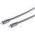Shiverpeaks USB 2.0 Type C Összekötő Szürke 2m 13-47030