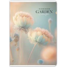 SHKOLYARYK Füzet, tűzött, A4, kockás, 80 lap, SHKOLYARYK "Garden", vegyes füzet