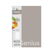 SHKOLYARYK Spirálfüzet, kockás, A4, 80 lap, PP bortító, SHKOLYARYK "Genius", vegyes füzet