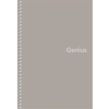 SHKOLYARYK Spirálfüzet, kockás, A5, 80 lap, PP borító, SHKOLYARYK Genius, vegyes (SB806806K)