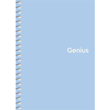 SHKOLYARYK Spirálfüzet, kockás, A6, 80 lap, PP borító, SHKOLYARYK "Genius Pastel", vegyes füzet