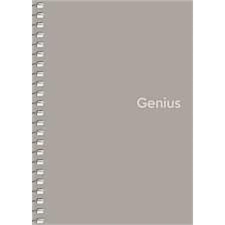 SHKOLYARYK Spirálfüzet, kockás, A6, 80 lap, PP borító, SHKOLYARYK "Genius", vegyes füzet
