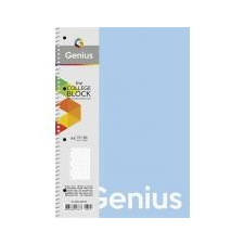 SHKOLYARYK Spirálfüzet, vonalas, A4, 80 lap, PP borító, SHKOLYARYK \"Genius Pastel\", vegyes füzet