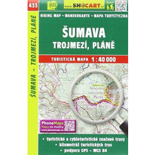 Shocart 435. Sumava térkép, Trojmezi turista térkép Shocart 1:40 000 térkép