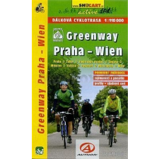 Shocart Greenway Prága-Bécs kerékpáros térkép Shocart 1:110 000 térkép