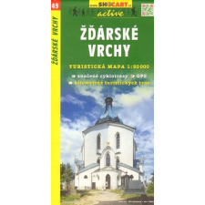 Shocart SC 49. Zdarske Vrchy Zdar turista térkép Shocart 1:50 000 térkép