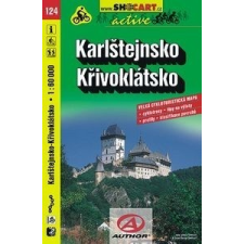 Shocart SHC 124. KARLŠTEJNSKO - KŘIVOKLÁTSKO / KARLSTEIN - PÜRGLITZER WALD KERÉKPÁROS TÉRKÉP térkép