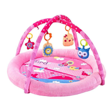Shopever BB001 Játszószőnyeg babáknak kerek, rózsaszín játszószőnyeg