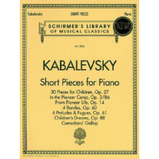  Short Pieces for Piano – Dmitry Borisovich Kabalevsky idegen nyelvű könyv