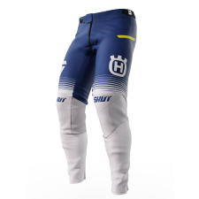 SHOT Aerolite Husqvarna LE 2023 motocross nadrág fehér-kék motoros nadrág