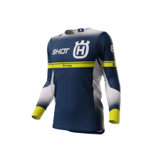 SHOT Aerolite Husqvarna LE 2024 motokrossz mez kék motocross mez