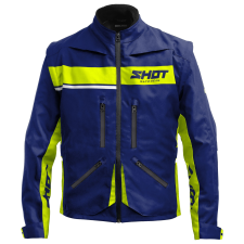 SHOT Contact Assault 2.0 motoros kabát kék-fluo sárga motoros kabát