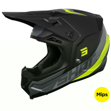 SHOT Core Custom motokrossz sisak fekete-fluo sárga bukósisak