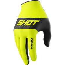 SHOT Draw Sky gyerek motokrossz kesztyű fluo sárga motoros kesztyű