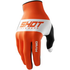 SHOT Draw Sky motokrossz kesztyű narancssárga motoros kesztyű