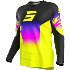 SHOT Draw X-Trem gyerek motokrossz mez fluo sárga motocross mez