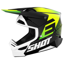 SHOT Furious Apex motokrossz sisak fluo sárga-fekete bukósisak