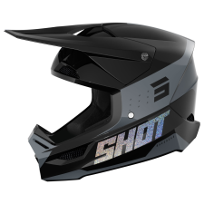 SHOT Furious League motocross sisak holografikus-fekete bukósisak
