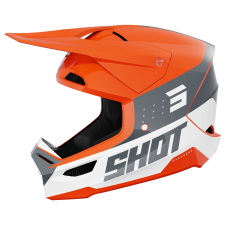 SHOT Furious League motocross sisak narancssárga-szürke bukósisak