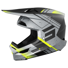 SHOT Furious Mirage motokrossz bukósisak szürke-fluo sárga bukósisak