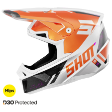 SHOT Lite Ultra motokrossz sisak gyöngyházfényű narancssárga bukósisak