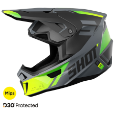 SHOT Lite Ultra motokrossz sisak matt fluo sárga bukósisak