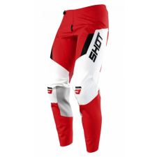 SHOT Motocross nadrág Shot Contact Chase piros-fehér kiárusítás motoros nadrág