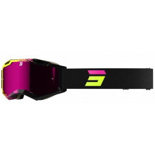 SHOT Motocross szemüveg Shot Iris 2.0 Fusion fekete-rózsaszín-fluo sárga motoros szemüveg