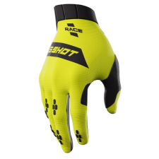 SHOT Race motocross kesztyű fekete-fluo sárga motoros kesztyű