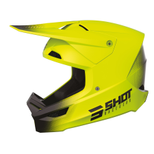 SHOT Race Raw motocross bukósisak fekete-fluo sárga bukósisak