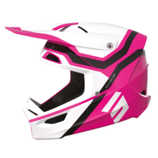 SHOT Race Sky motocross bukósisak fehér-rózsaszín bukósisak