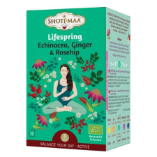 Shoti Maa bio lifespring echinacea, gyömbér és csipkebogyó tea 16db tea