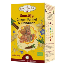 Shoti Maa bio sanctify gyömbér, édeskömény és fahéj tea 16db tea