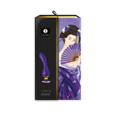 Shunga Sanya - szilikon, akkus, vízálló, G-pont vibrátor - 18,5 cm (lila) vibrátorok