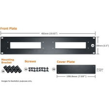 Shuttle Carry Bag 2U rack mount front plate modding