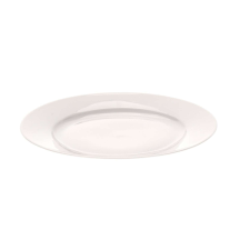 Siaki Collection Siaki kollekciós tányér, porcelán, 27 cm, fehér tányér és evőeszköz